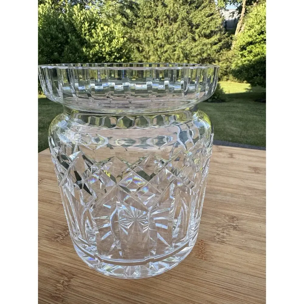 Waterford Lismore Crystal Biscuit Barrel - No Lid